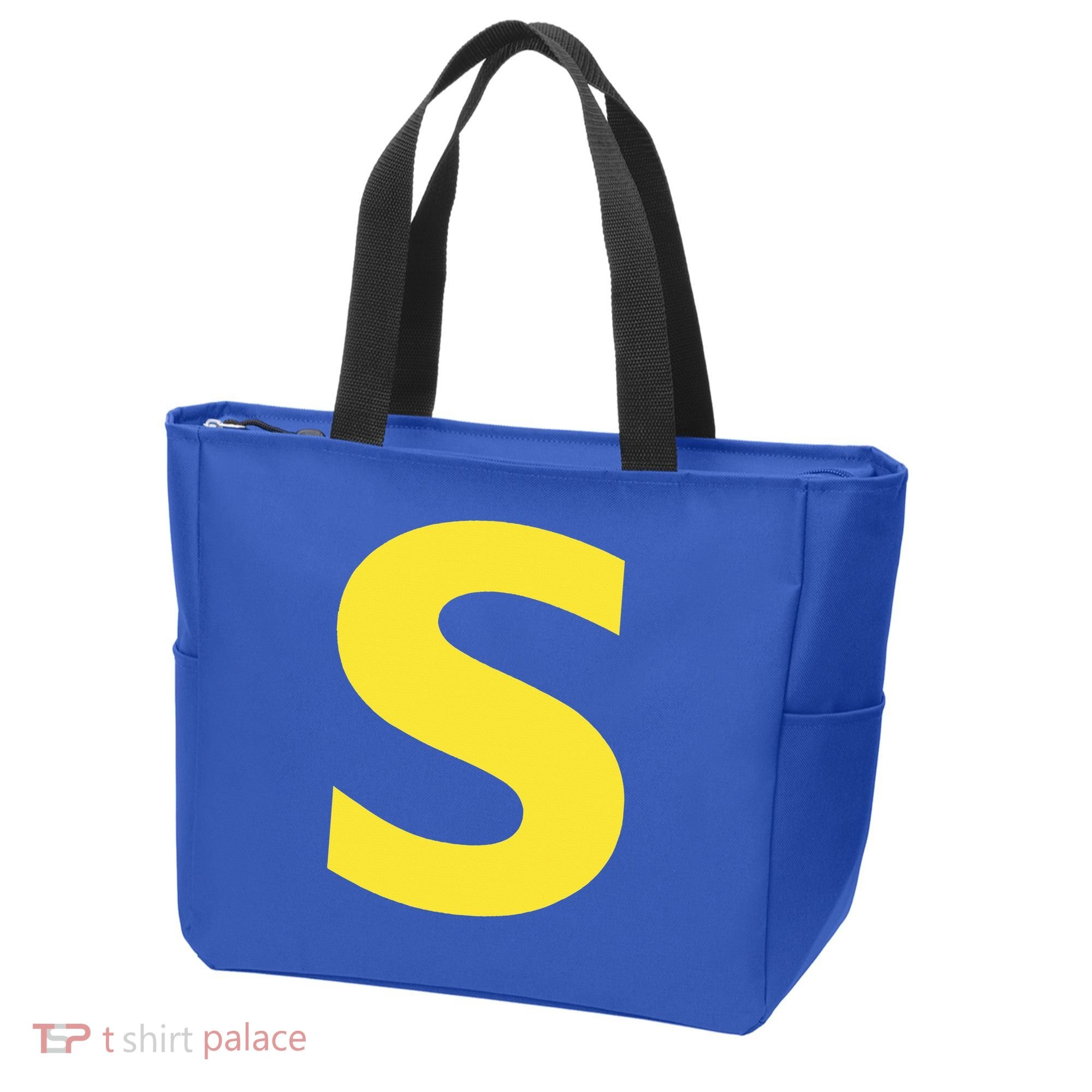 Letter S Funny Chipmunk Group Matching Halloween Tote Bag