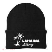Lahaina Strong Funny Hawaii Strong Beanie thumb 0
