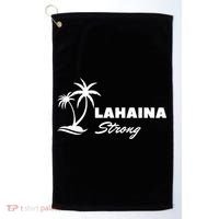 Lahaina Strong Funny Hawaii Strong Golf Towel thumb 0