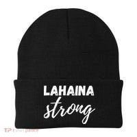 Lahaina Strong Funny Hawaii Strong Beanie thumb 0