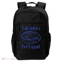 Les Sardines Fisherman Aesthetic Coastal Sardine Fish Backpack thumb 0