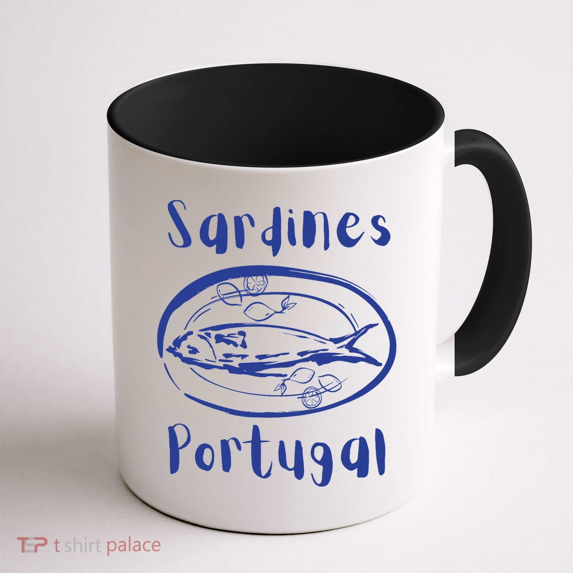 Les Sardines Fisherman Aesthetic Coastal Sardine Fish Coffee Mug