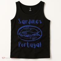 Les Sardines Fisherman Aesthetic Coastal Sardine Fish Tank Top thumb 2