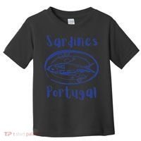 Les Sardines Fisherman Aesthetic Coastal Sardine Fish Toddler T-Shirt thumb 0