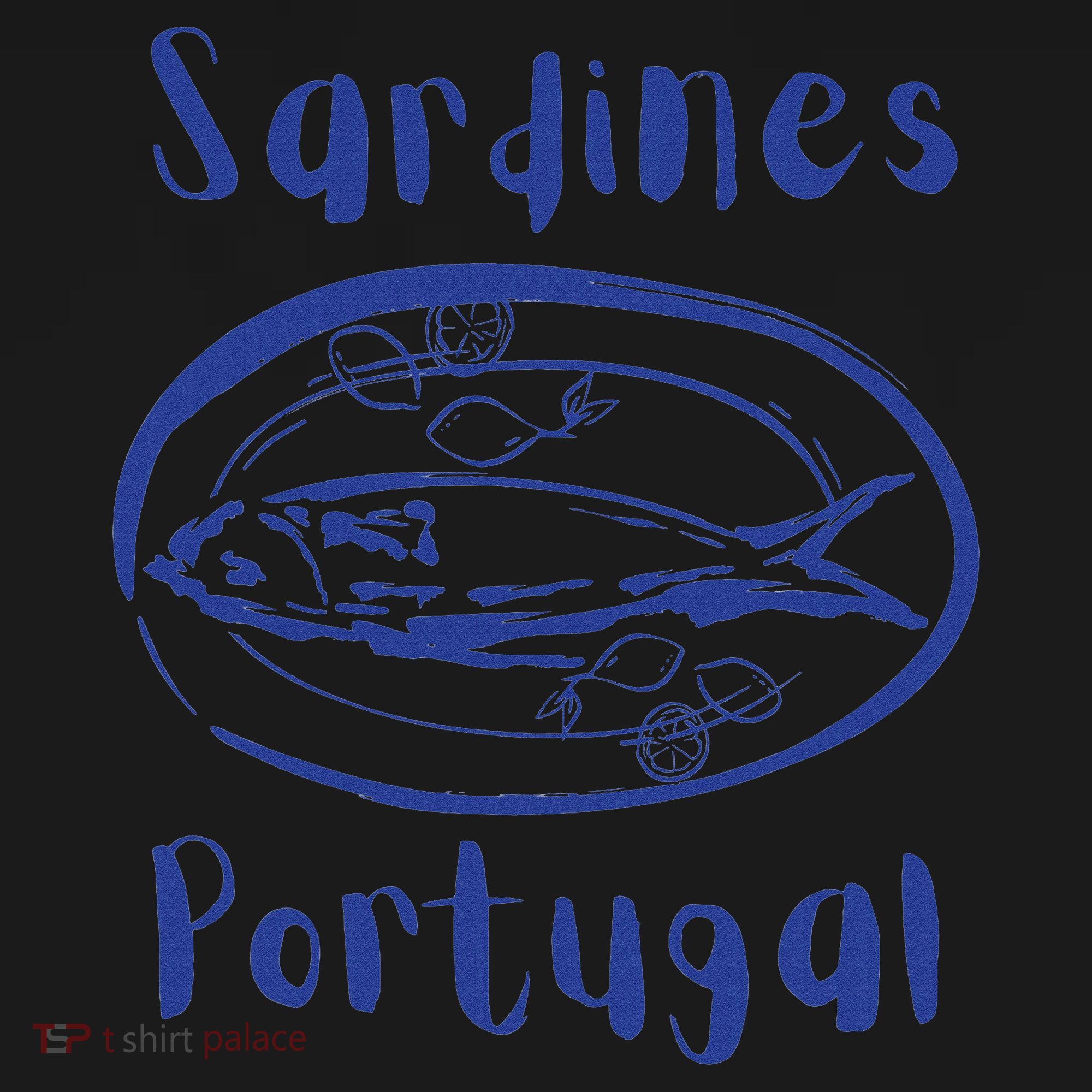 Les Sardines Fisherman Aesthetic Coastal Sardine Fish Women's T-Shirt