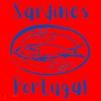 Les Sardines Fisherman Aesthetic Coastal Sardine Fish Santa Hat thumb 1