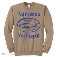 Les Sardines Fisherman Aesthetic Coastal Sardine Fish Sweatshirt thumb 0