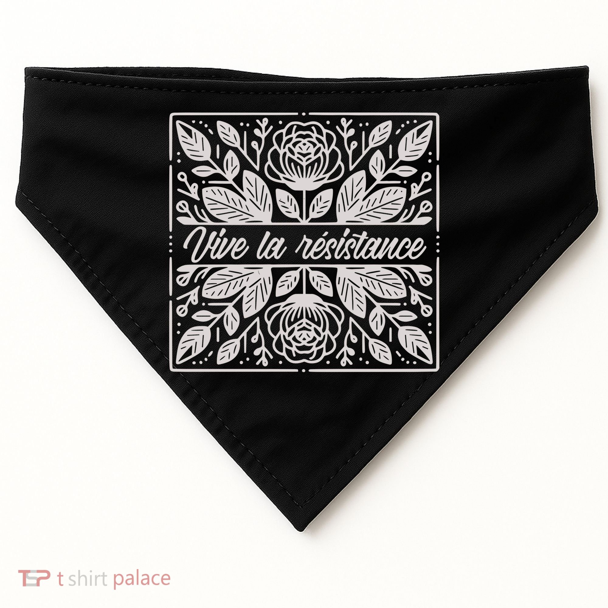 Leftist Subtle Feminist Subtle Protest Democrat USA-Made Doggie Bandana
