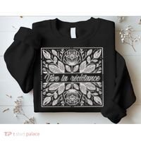 Leftist Subtle Feminist Subtle Protest Democrat Sweatshirt thumb 2