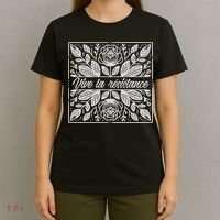 Leftist Subtle Feminist Subtle Protest Democrat T-Shirt thumb 4