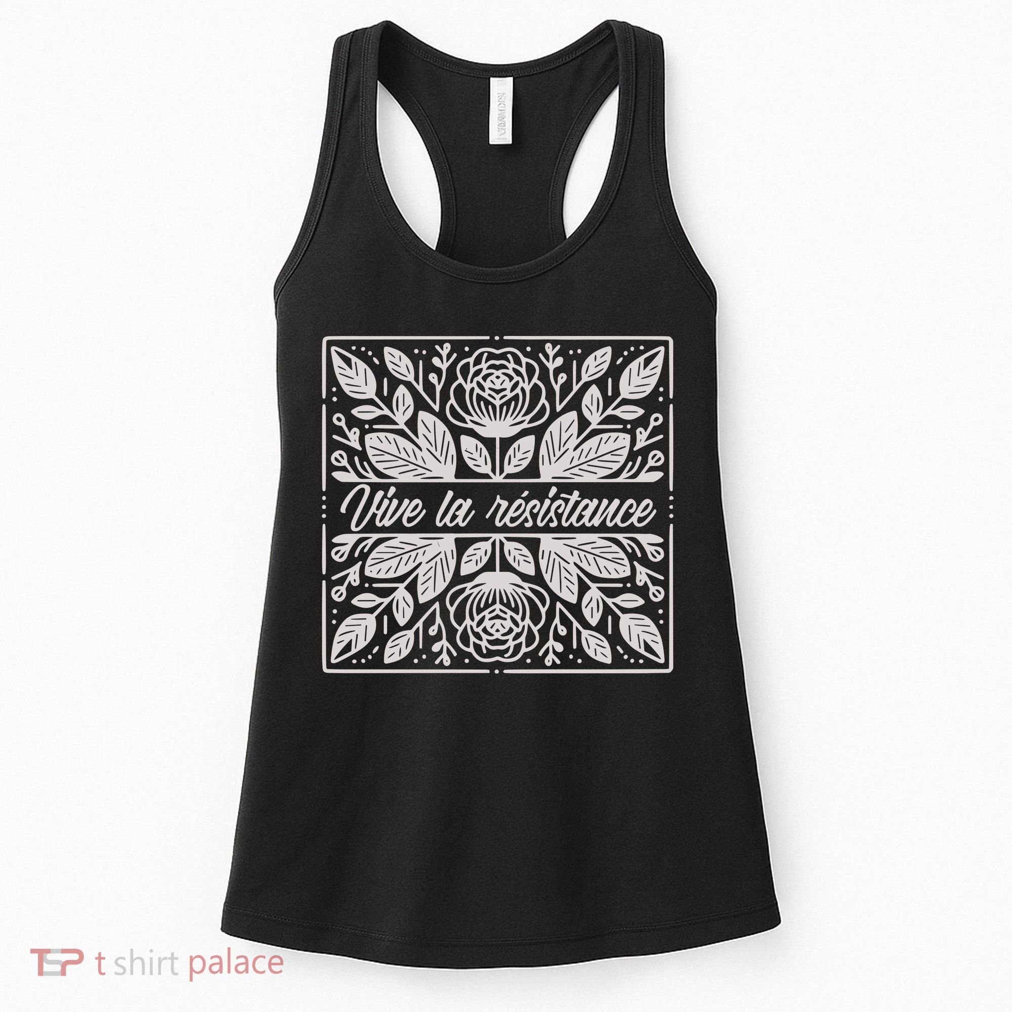 Leftist Subtle Feminist Subtle Protest Democrat Women's Tank Top