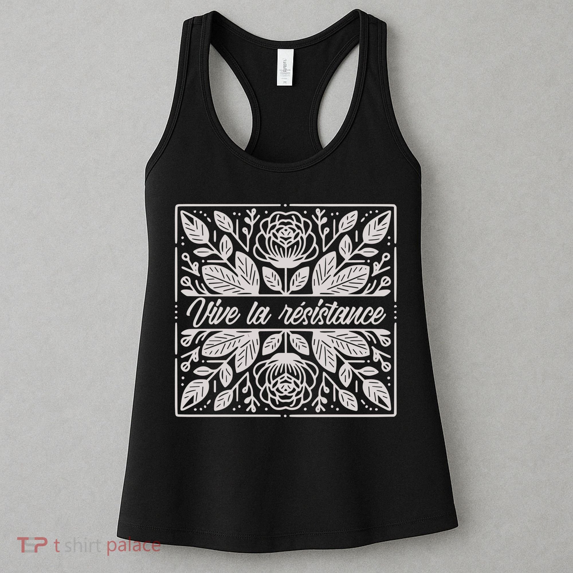 Leftist Subtle Feminist Subtle Protest Democrat Women's Tank Top