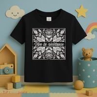 Leftist Subtle Feminist Subtle Protest Democrat Toddler T-Shirt thumb 3