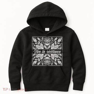 Leftist Subtle Feminist Subtle Protest Democrat Kids Hoodie