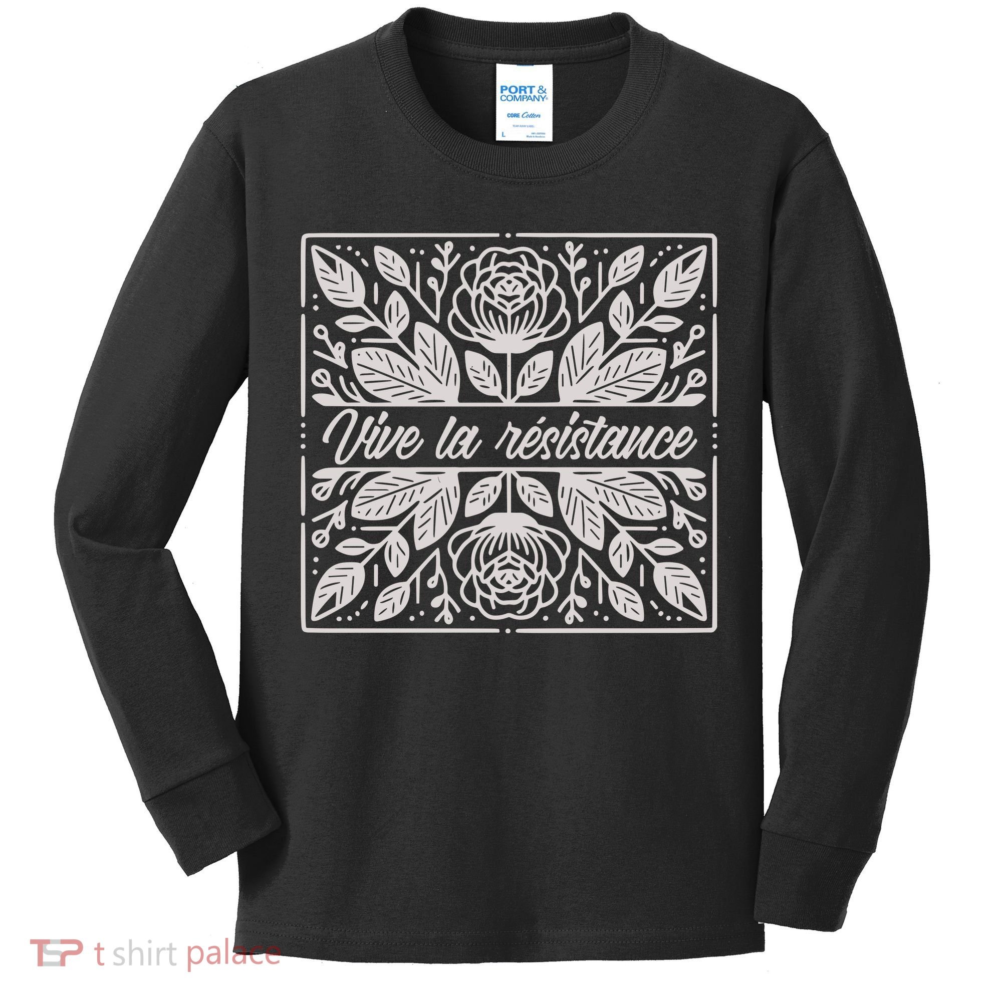 Leftist Subtle Feminist Subtle Protest Democrat Kids Long Sleeve Shirt