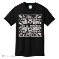 Leftist Subtle Feminist Subtle Protest Democrat Kids T-Shirt thumb 0