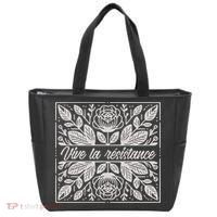Leftist Subtle Feminist Subtle Protest Democrat Tote Bag thumb 0