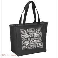 Leftist Subtle Feminist Subtle Protest Democrat Tote Bag thumb 2