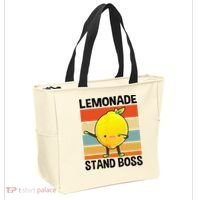 Lemonade Squad For Stand Boss Lemon Juice Summer Tote Bag thumb 2