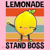 Lemonade Squad For Stand Boss Lemon Juice Summer Coaster thumb 2