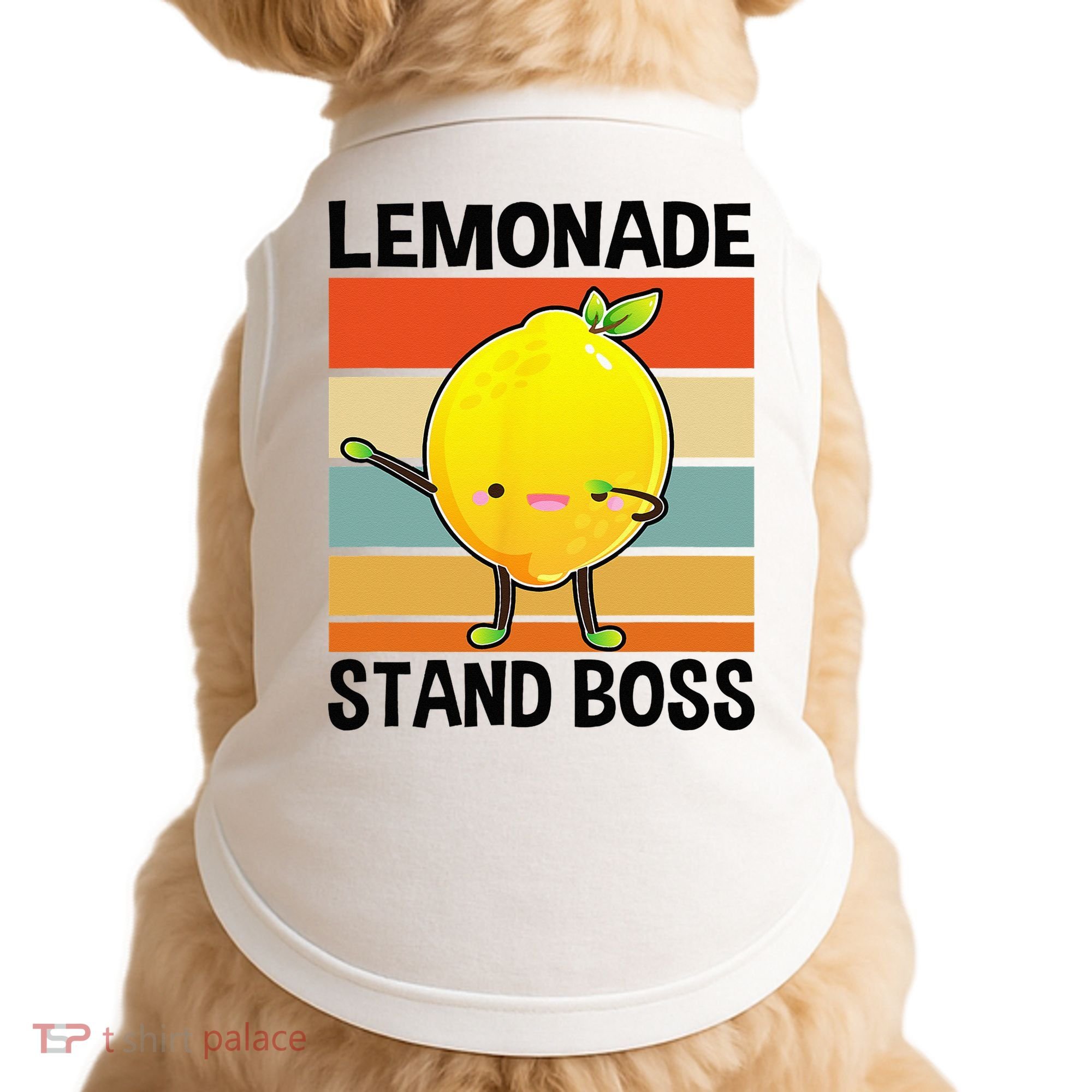Lemonade Squad For Stand Boss Lemon Juice Summer Doggie Tank