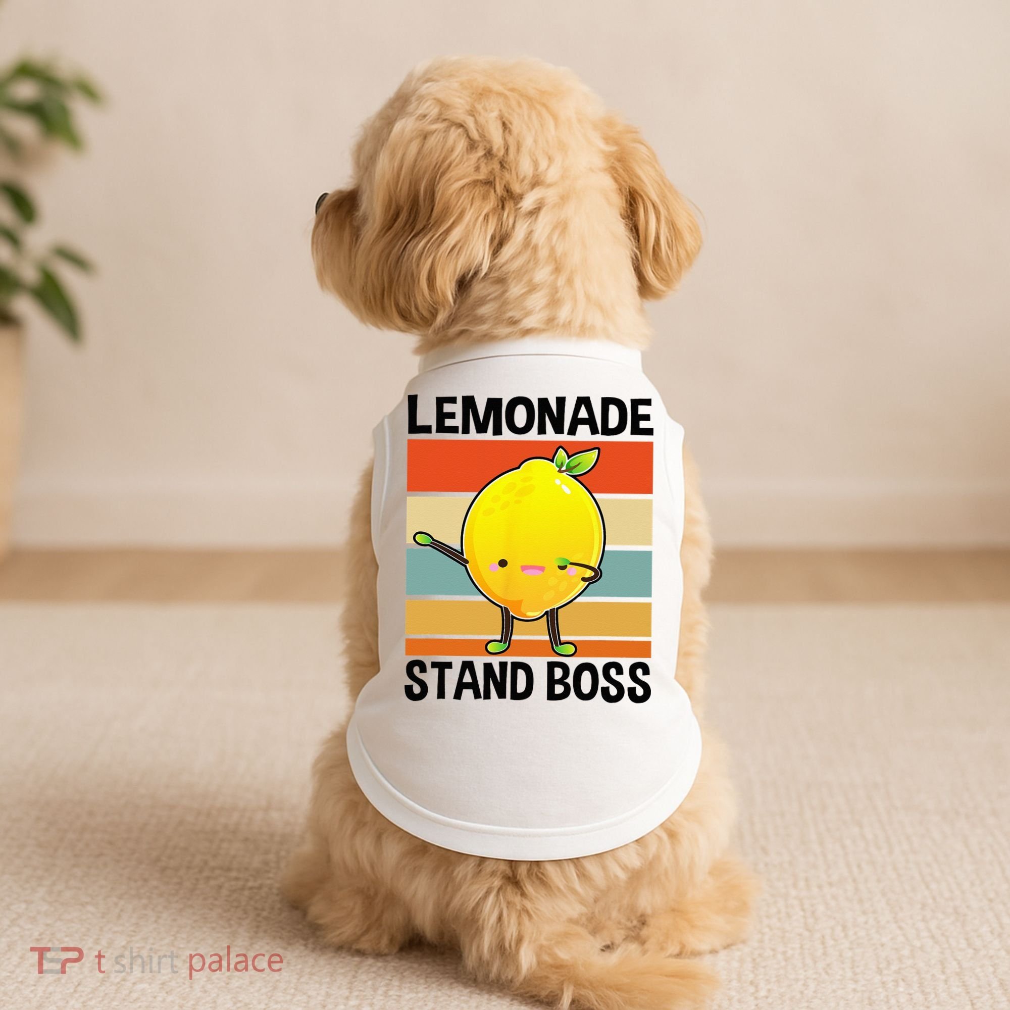Lemonade Squad For Stand Boss Lemon Juice Summer Doggie Tank