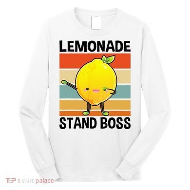 Lemonade Squad For Stand Boss Lemon Juice Summer Long Sleeve Shirt