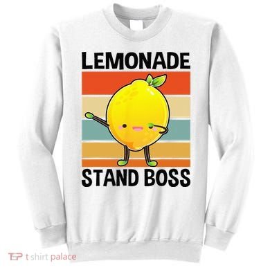Lemonade Squad For Stand Boss Lemon Juice Summer Sweatshirt