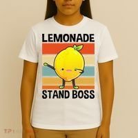 Lemonade Squad For Stand Boss Lemon Juice Summer T-Shirt thumb 4