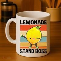 Lemonade Squad For Stand Boss Lemon Juice Summer Coffee Mug thumb 4