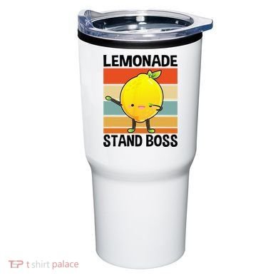 Lemonade Squad For Stand Boss Lemon Juice Summer Tumbler