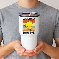Lemonade Squad For Stand Boss Lemon Juice Summer Tumbler thumb 2