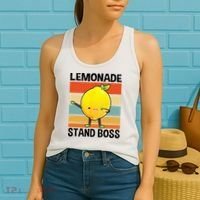 Lemonade Squad For Stand Boss Lemon Juice Summer Women's Tank Top thumb 2