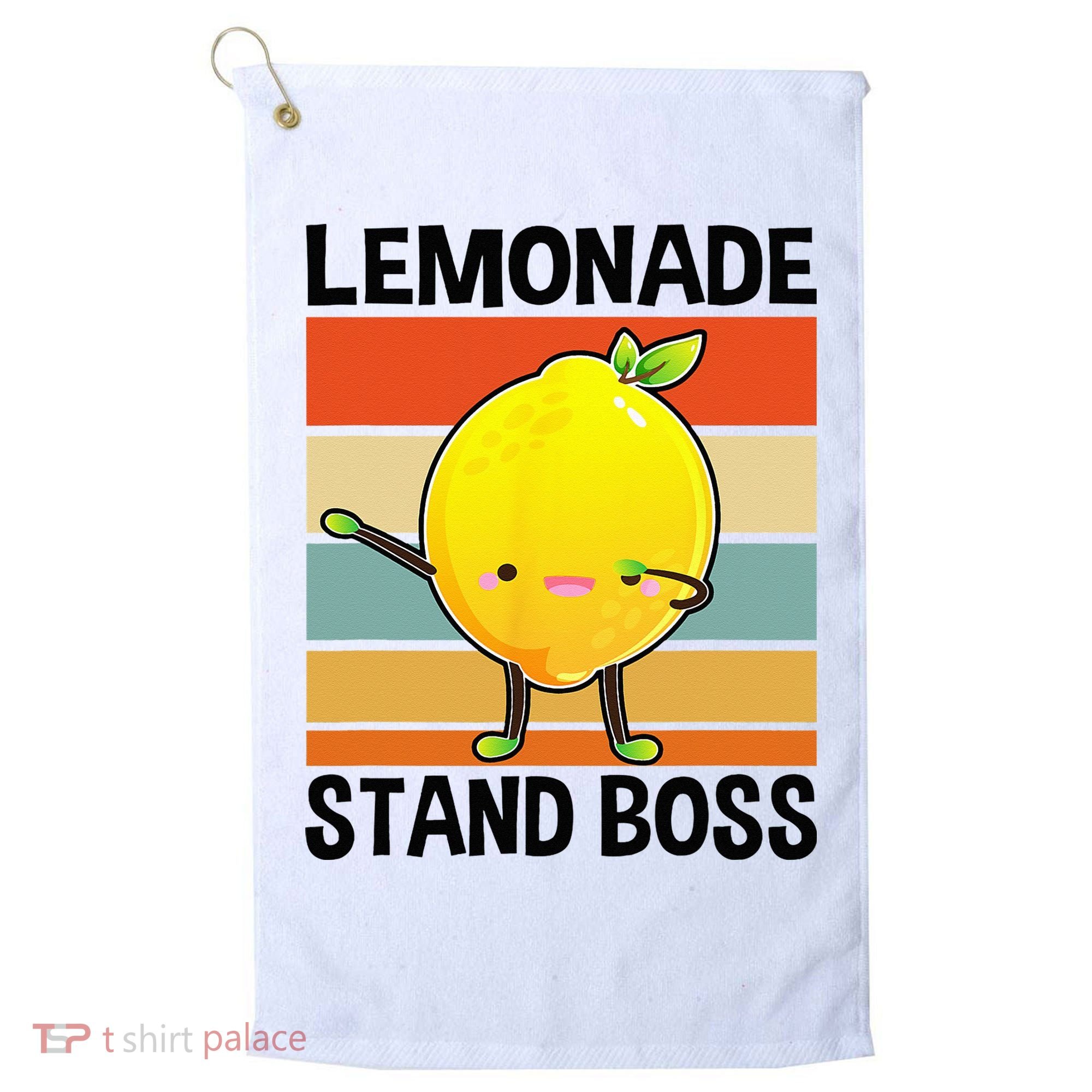 Lemonade Squad For Stand Boss Lemon Juice Summer Golf Towel