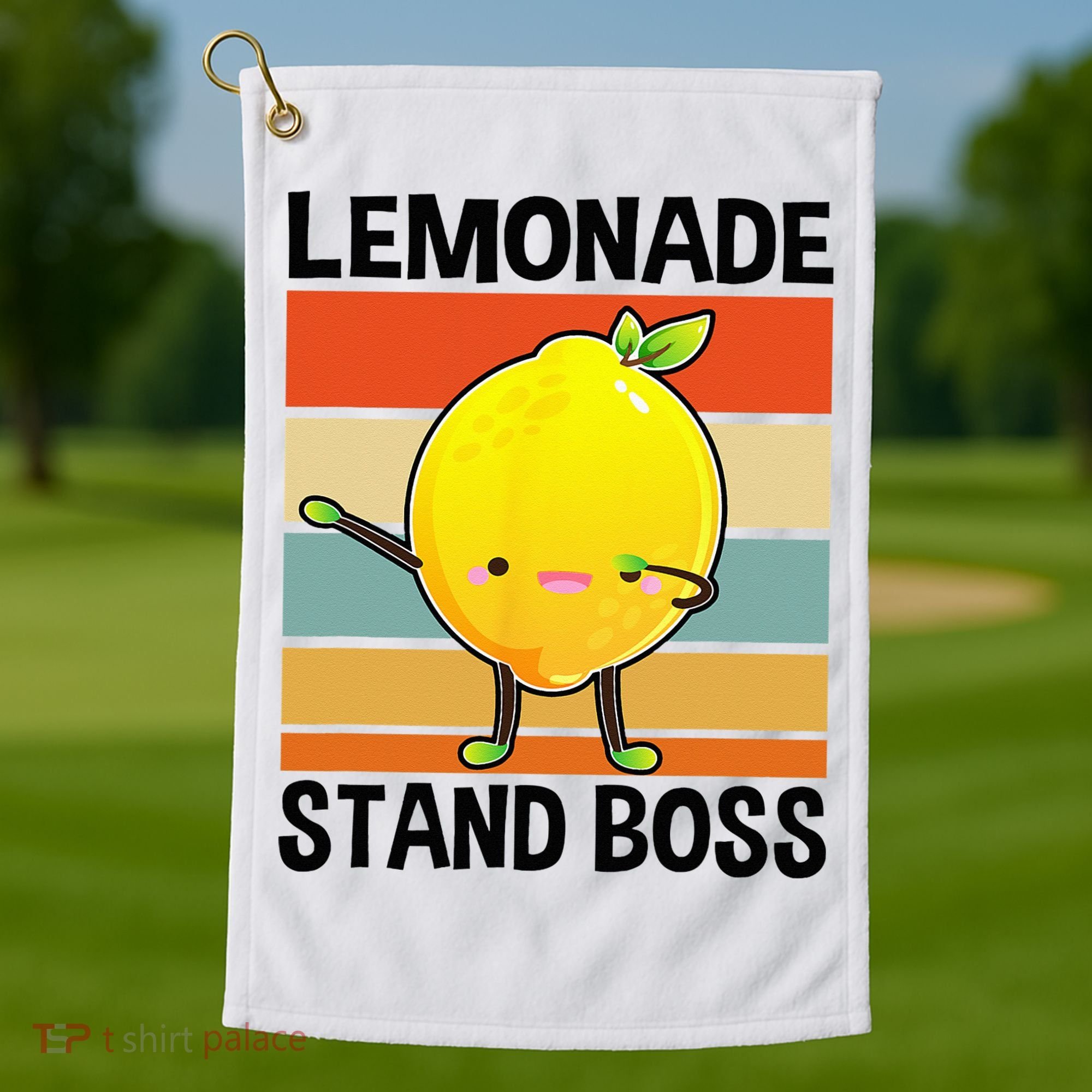 Lemonade Squad For Stand Boss Lemon Juice Summer Golf Towel