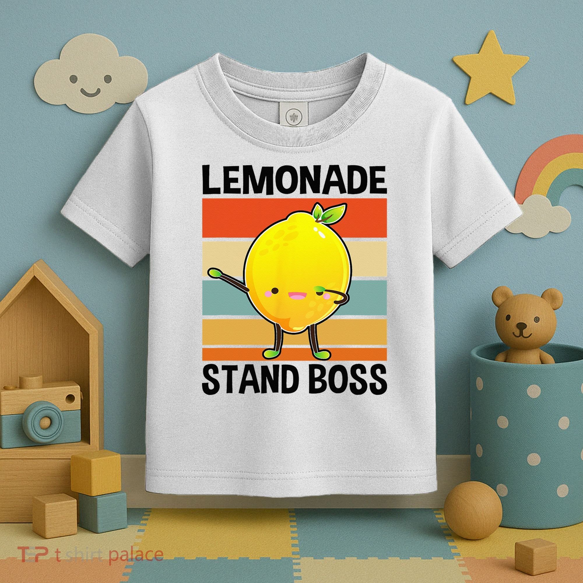 Lemonade Squad For Stand Boss Lemon Juice Summer Toddler T-Shirt