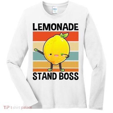 Lemonade Squad For Stand Boss Lemon Juice Summer Women's Long Sleeve Shirt