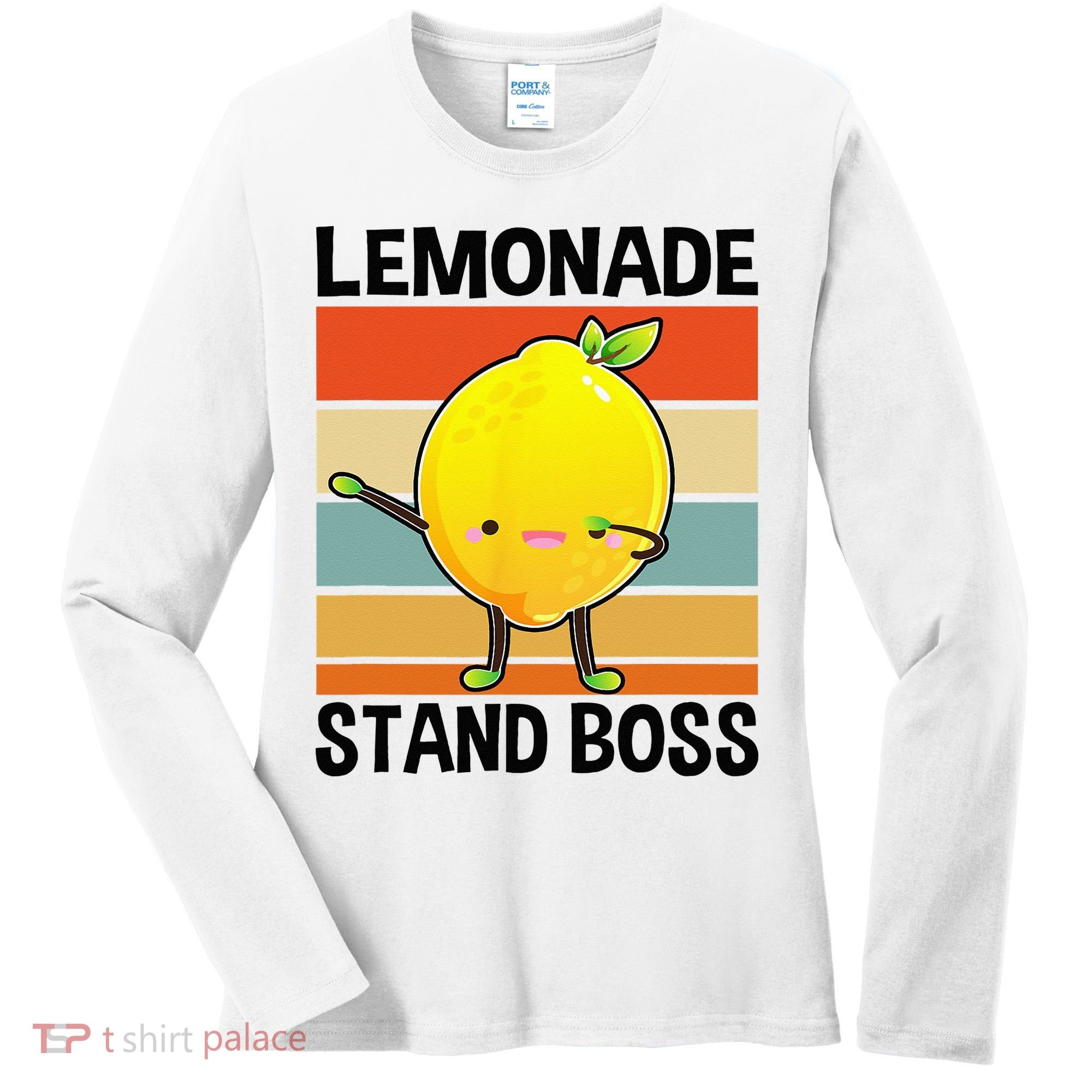 Lemonade Squad For Stand Boss Lemon Juice Summer Women's Long Sleeve Shirt