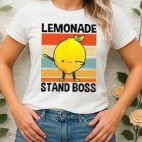 Lemonade Squad For Stand Boss Lemon Juice Summer Women's T-Shirt thumb 2