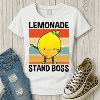 Lemonade Squad For Stand Boss Lemon Juice Summer Women's T-Shirt thumb 3