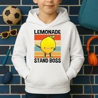Lemonade Squad For Stand Boss Lemon Juice Summer Kids Hoodie thumb 2