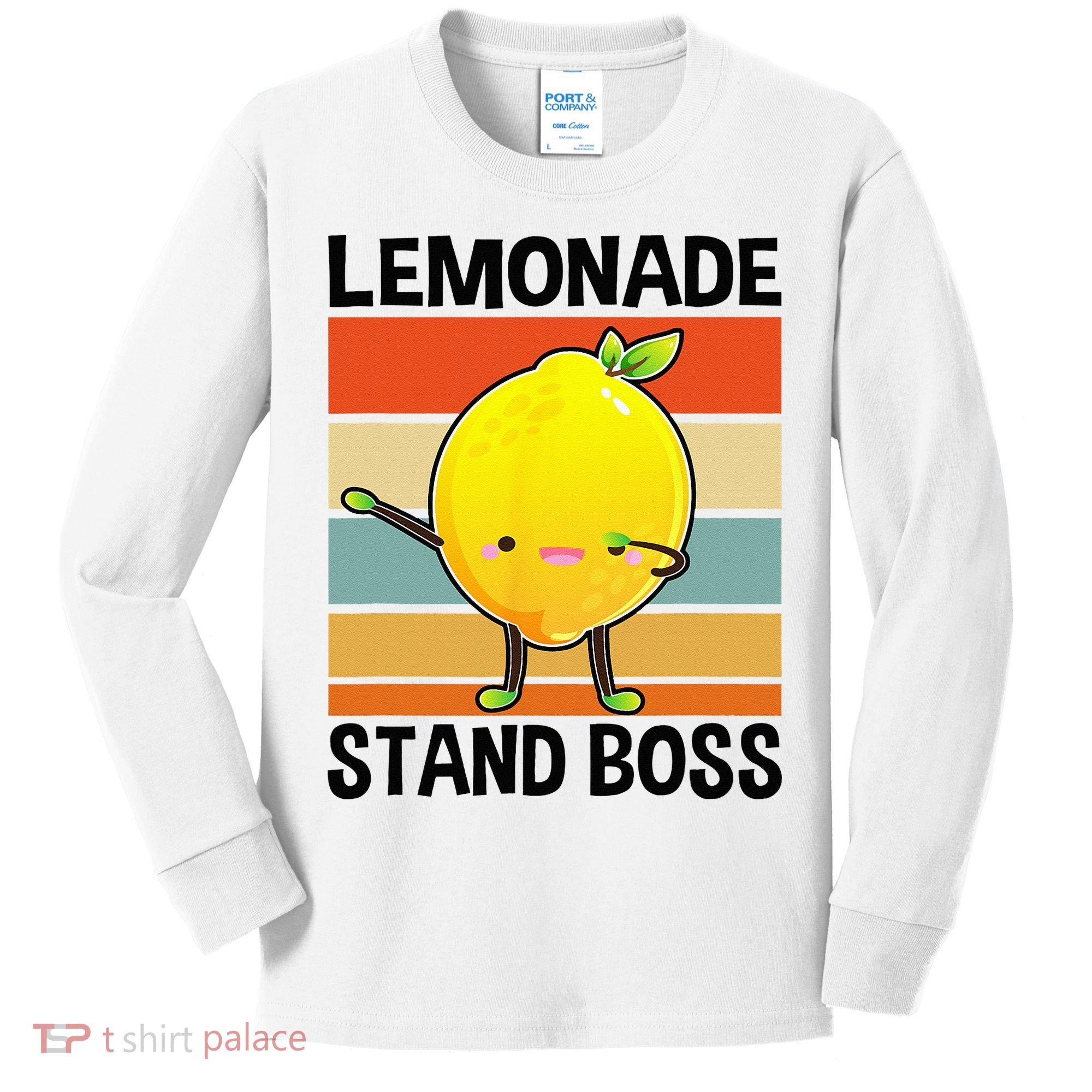Lemonade Squad For Stand Boss Lemon Juice Summer Kids Long Sleeve Shirt