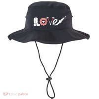 Love Support Firefighters Logo Bucket Hat thumb 0