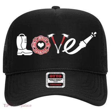 Love Support Firefighters Logo Hat