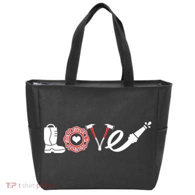 Love Support Firefighters Logo Bag