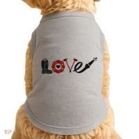 Love Support Firefighters Logo Doggie Tank thumb 0