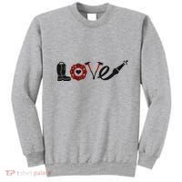 Love Support Firefighters Logo Sweatshirt thumb 0