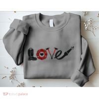 Love Support Firefighters Logo Sweatshirt thumb 2