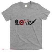 Love Support Firefighters Logo T-Shirt thumb 0