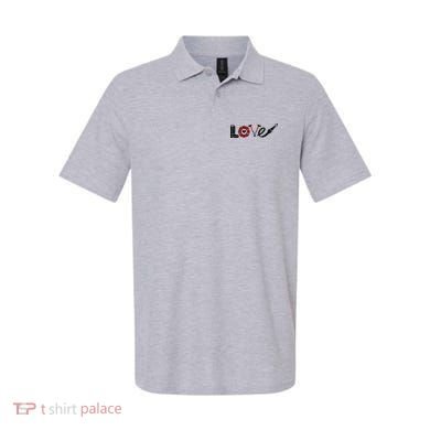 Love Support Firefighters Logo Polo